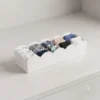 5-Fächer Socken-Organizer (Weiß)